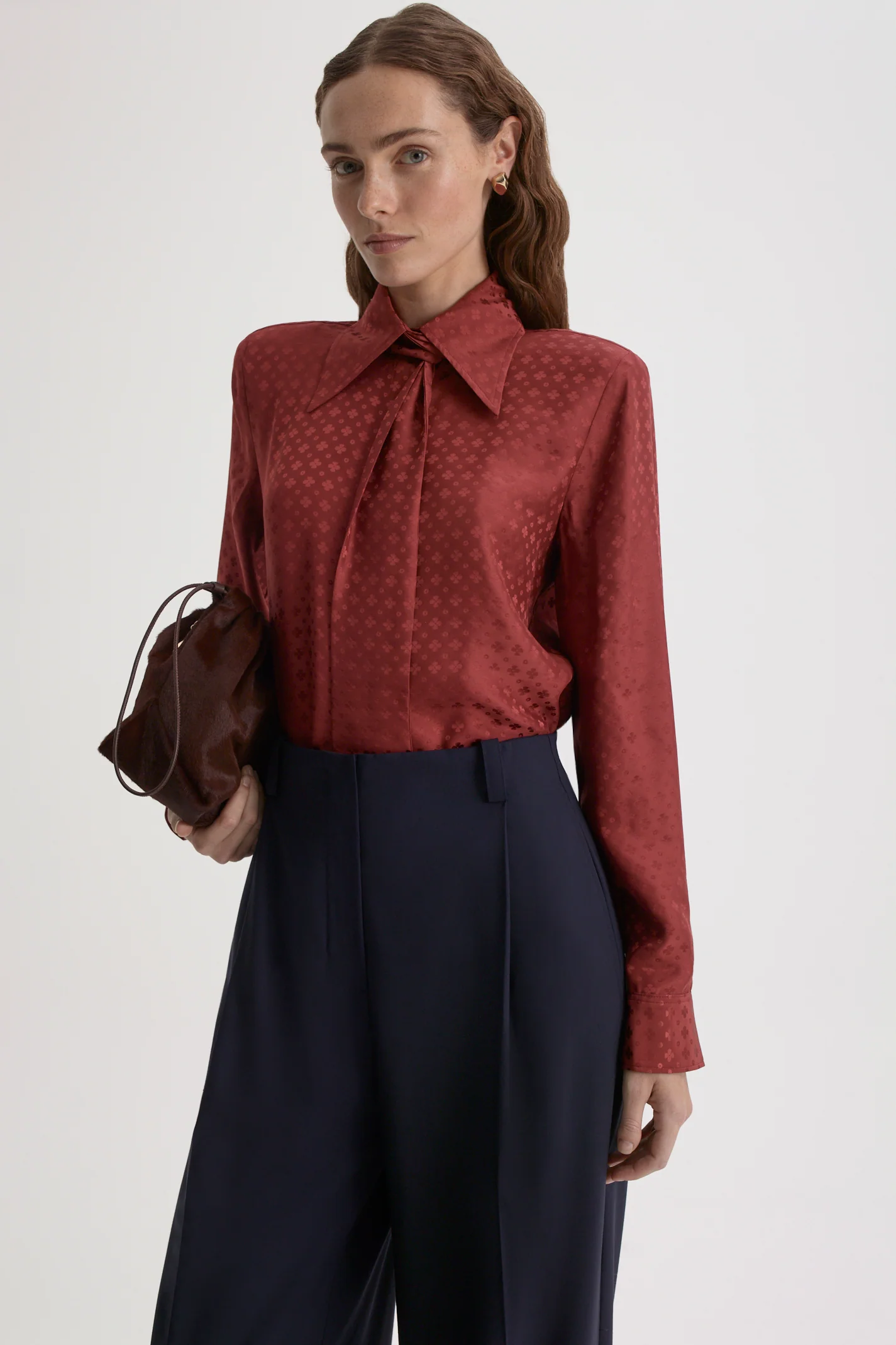 SILK POPPY JACQUARD SHIRT - Image 4