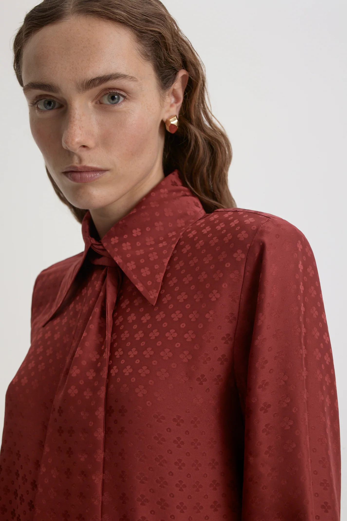 SILK POPPY JACQUARD SHIRT - Image 8