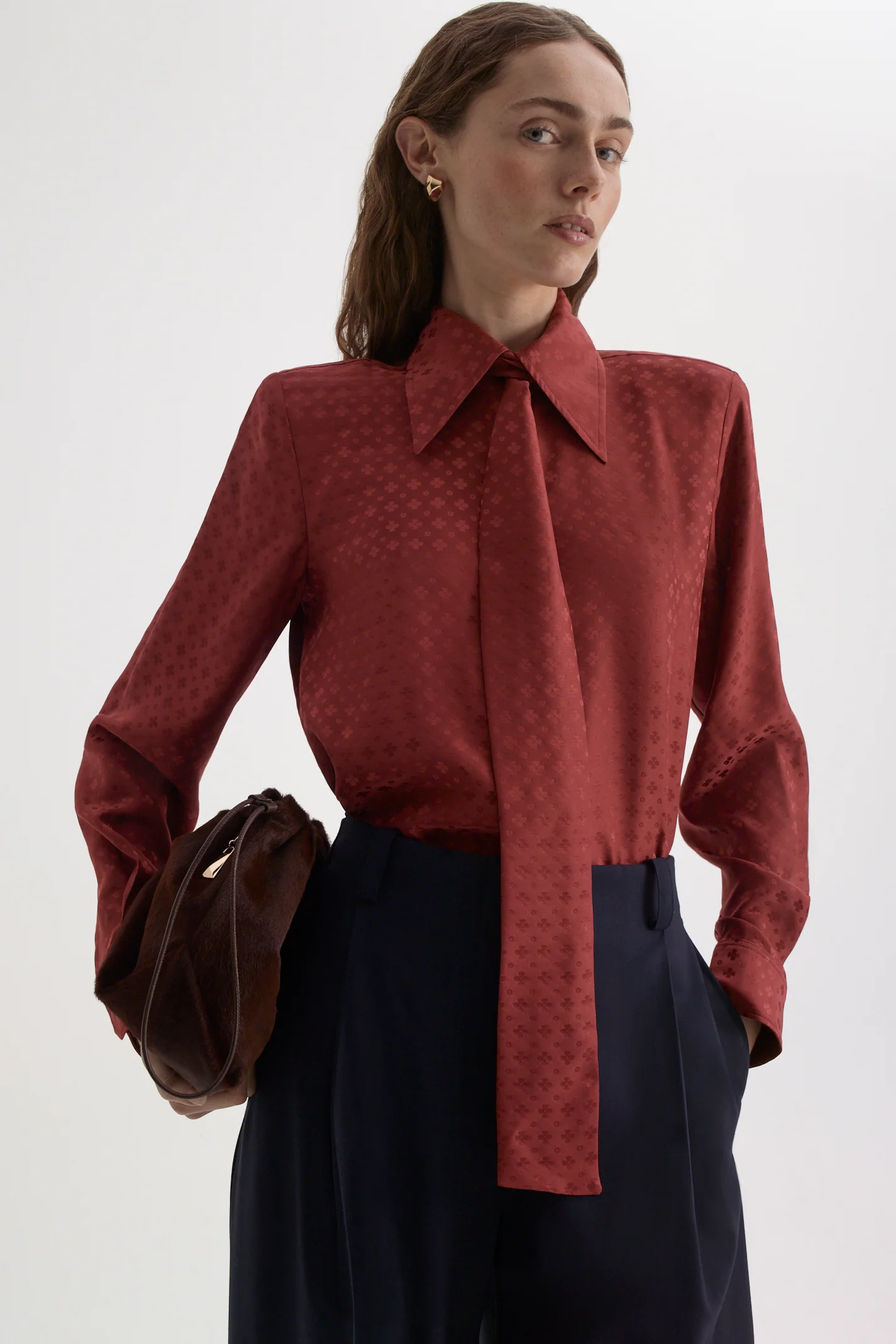 SILK POPPY JACQUARD SHIRT - Image 9
