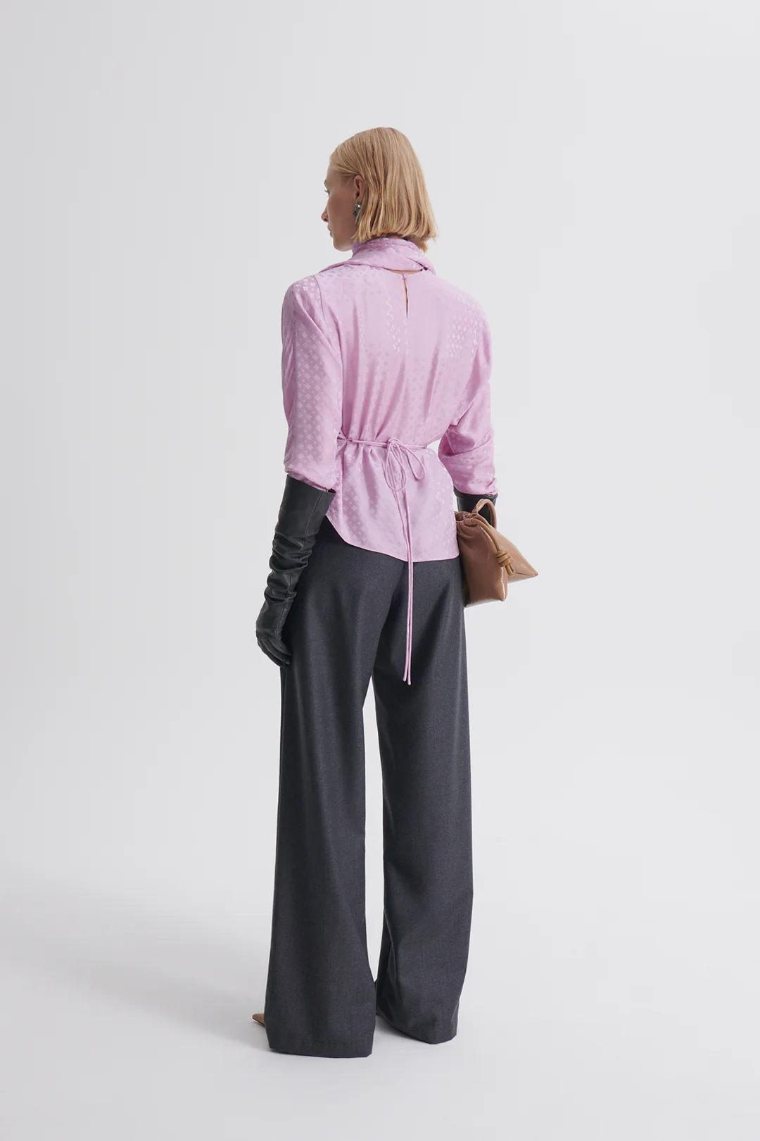 SILK POPPY JACQUARD BLOUSE - Image 6