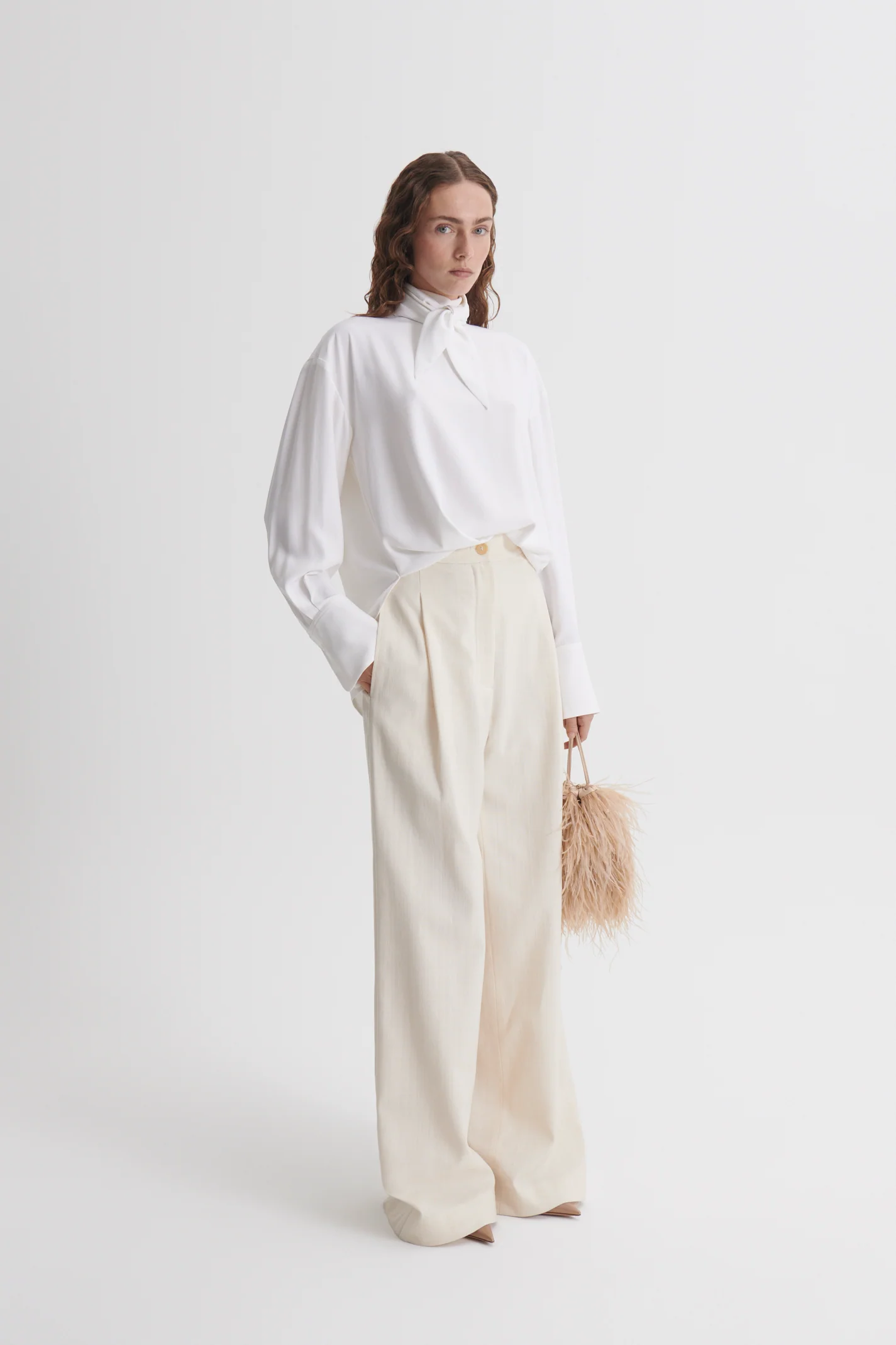 SILK SATIN BLOUSE - Image 4
