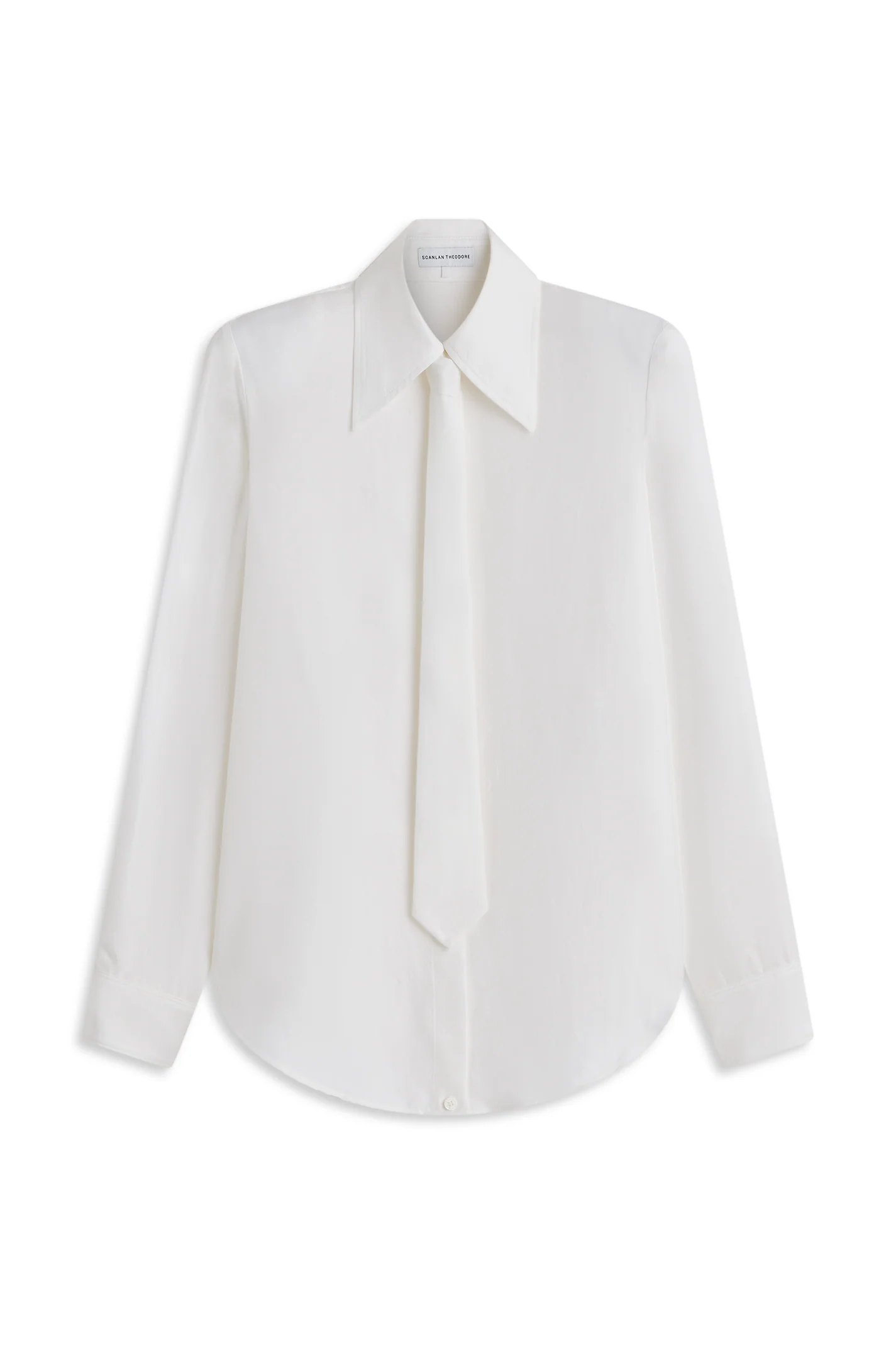 SILK TWILL TIE SHIRT
