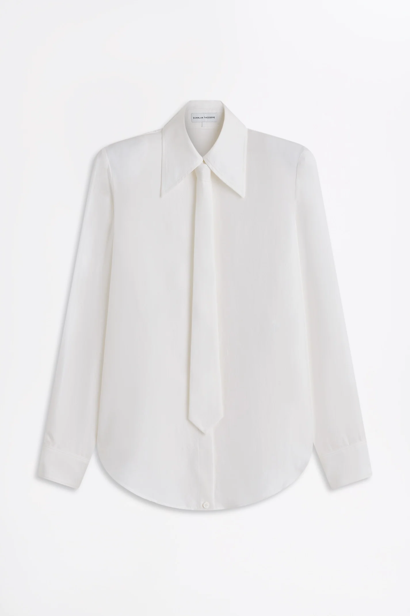 SILK TWILL TIE SHIRT - Image 2