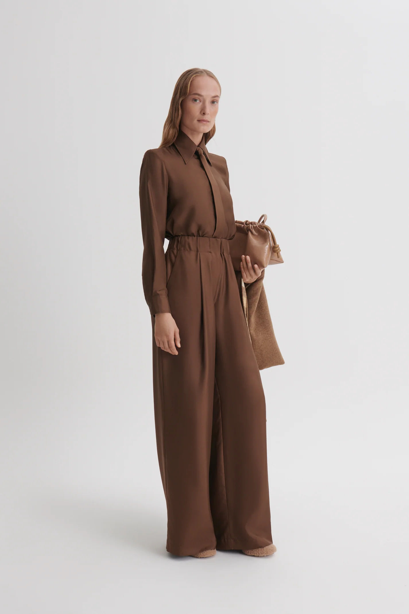 SILK TWILL TROUSER - Image 6