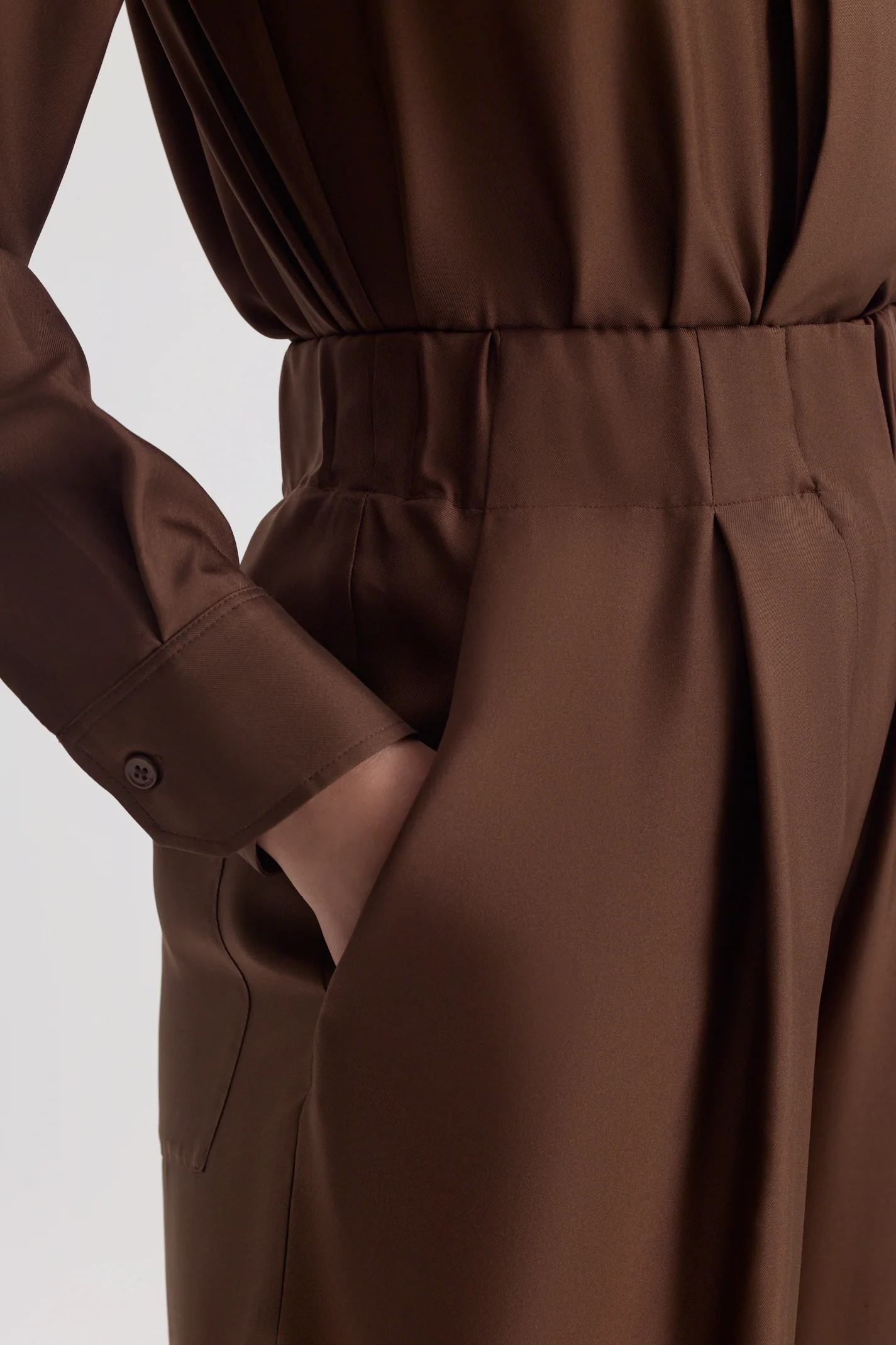 SILK TWILL TROUSER - Image 8