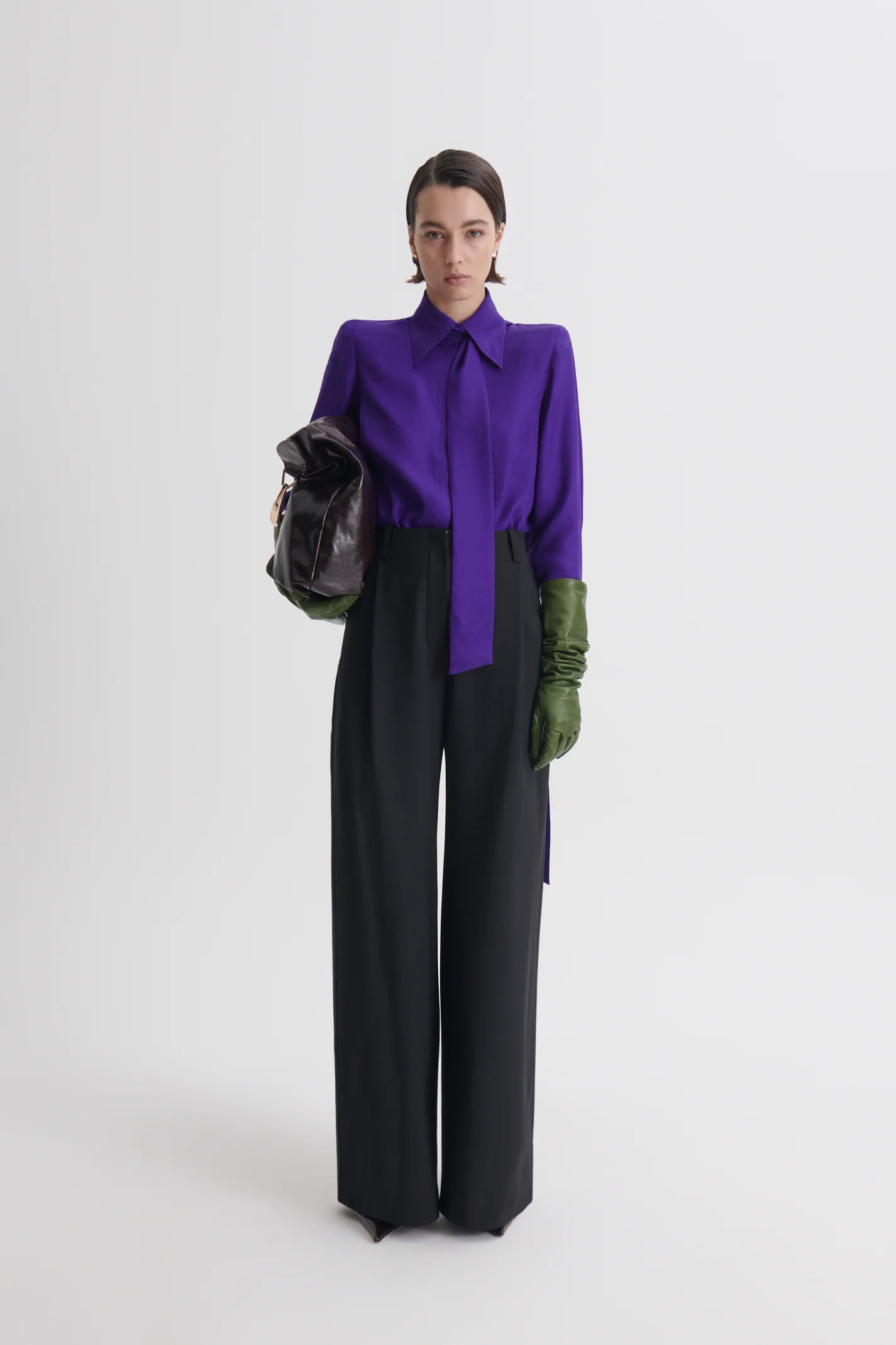 PLEAT DRAPE TAILORED TROUSER - Image 3