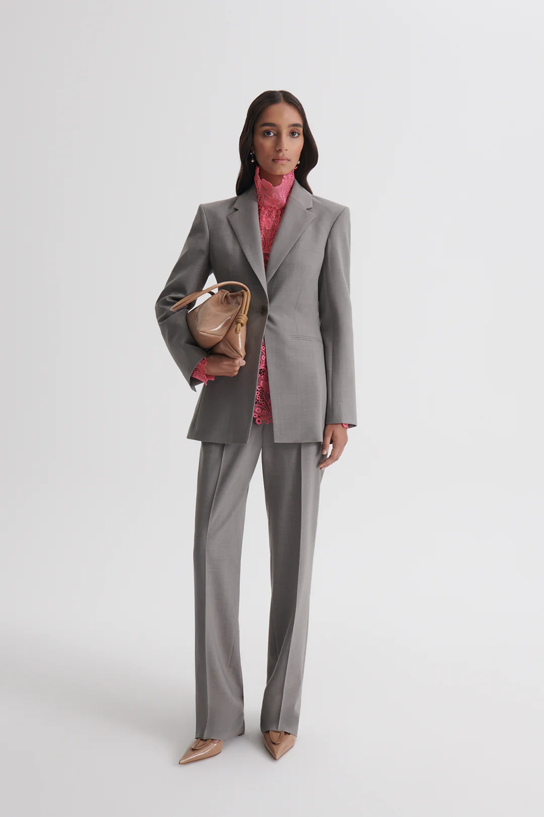 SOFT TAILORED ONE BUTTON JACKET - Image 5