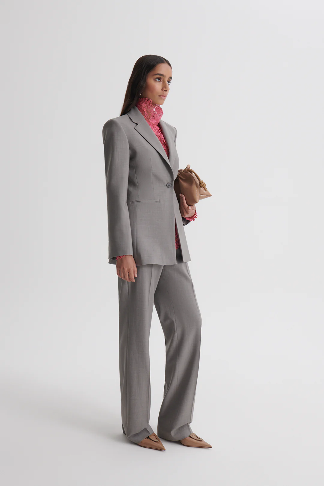 SOFT TAILORED ONE BUTTON JACKET - Image 6
