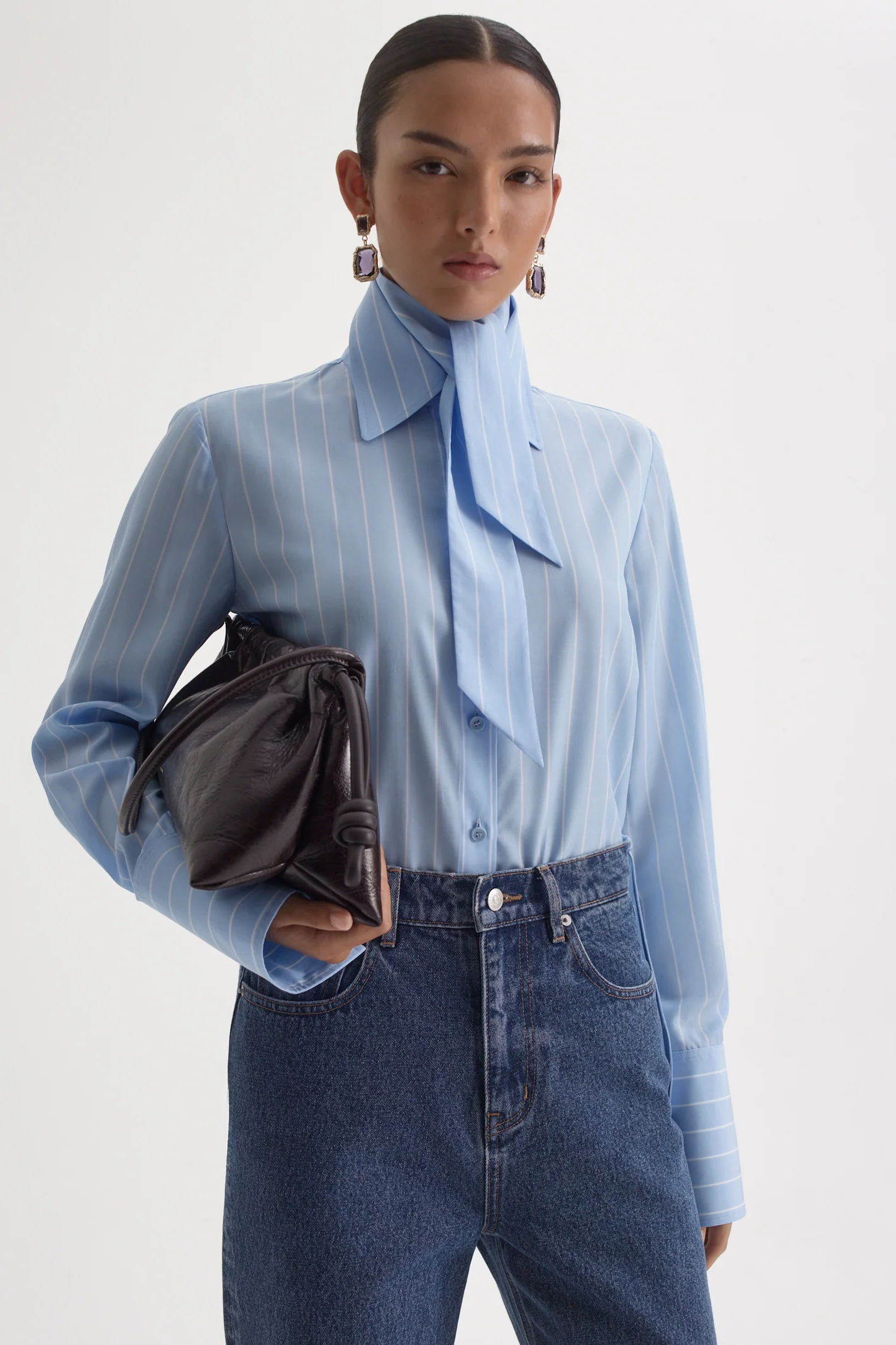 STRIPE CRAVAT SHIRT - Image 7