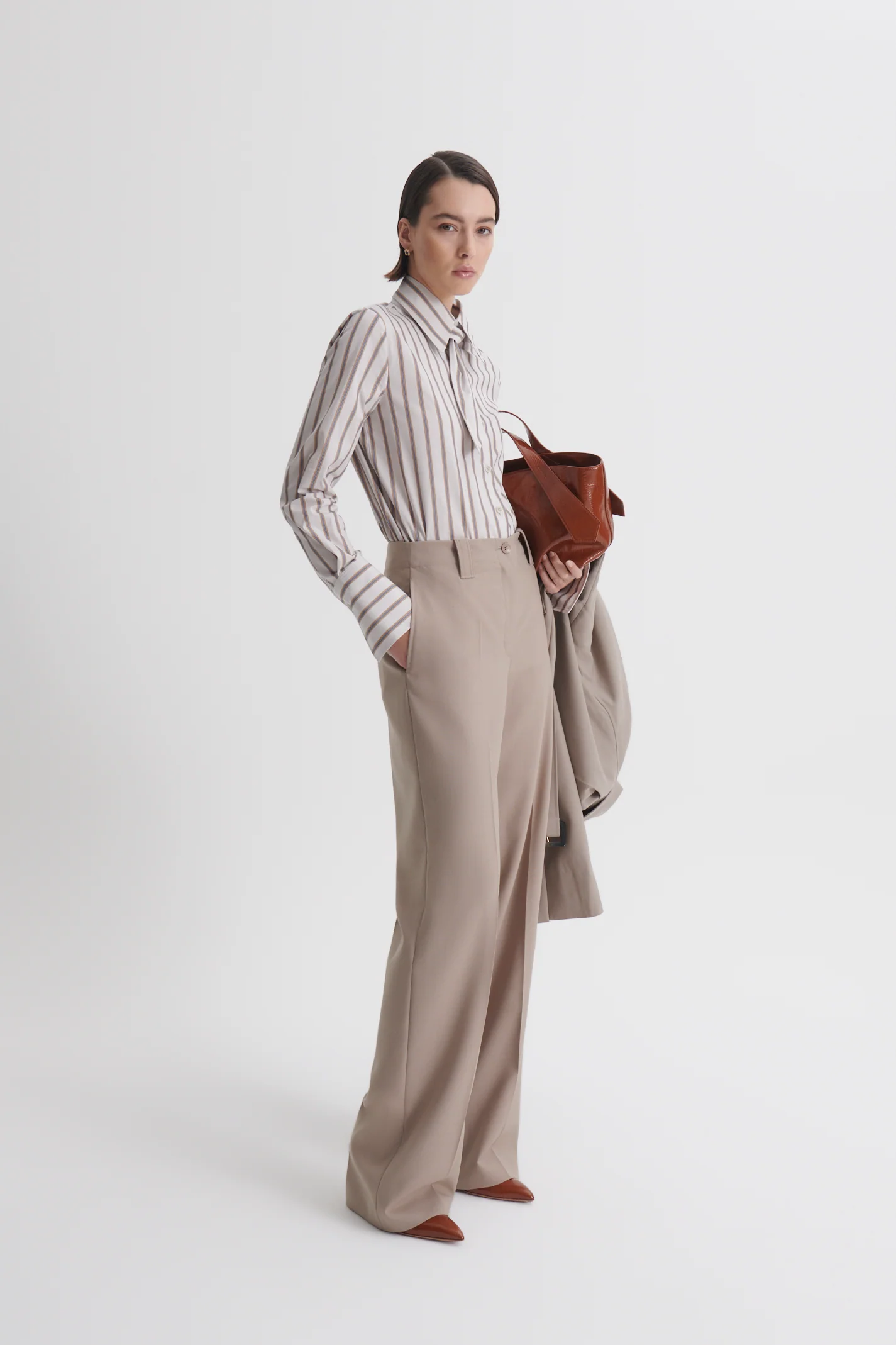 STRIPE CRAVAT SHIRT - Image 4