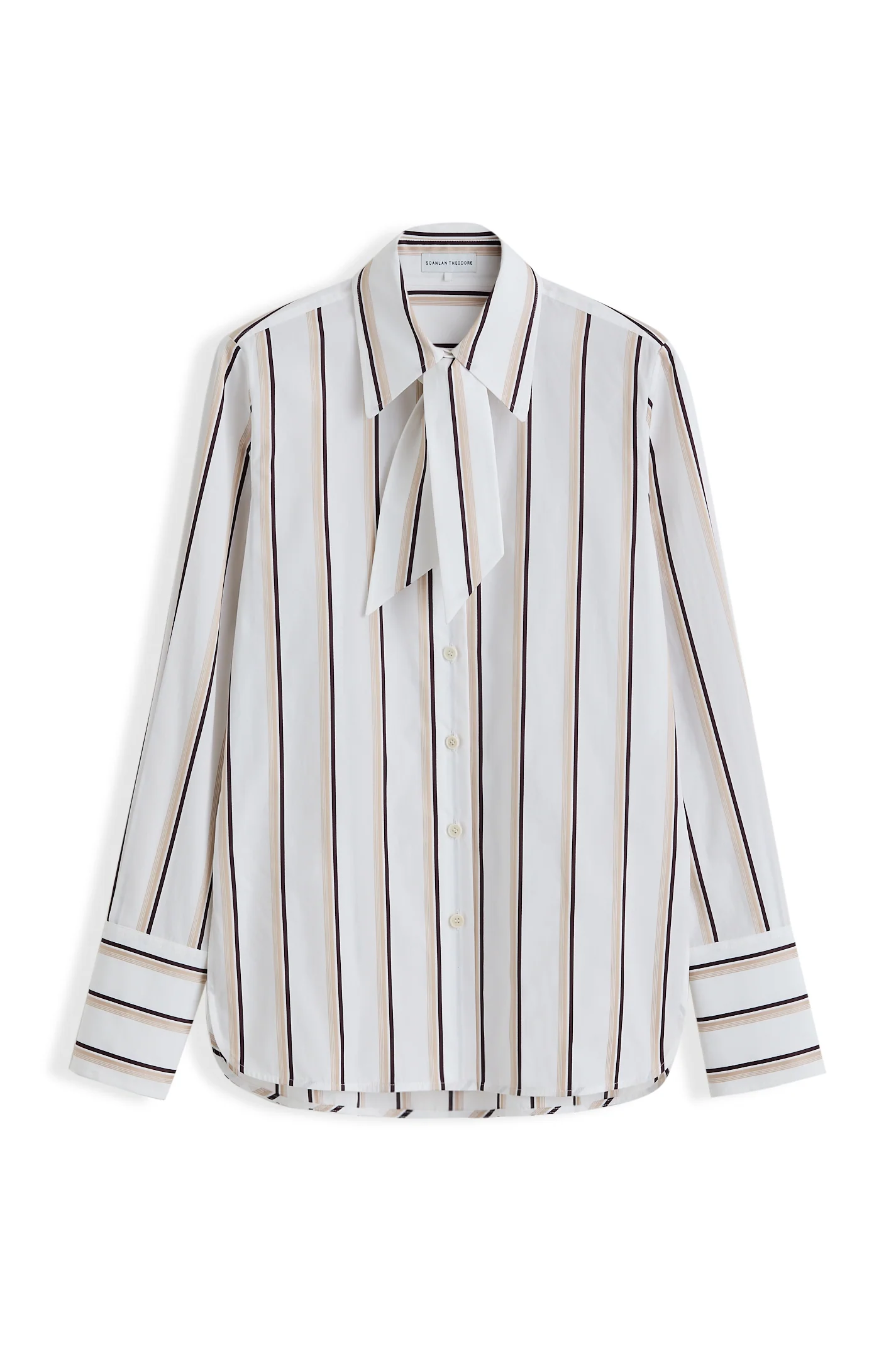 STRIPE CRAVAT SHIRT