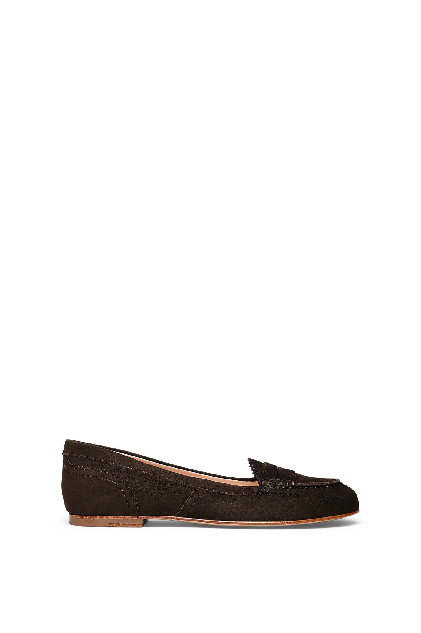 SUEDE BALLET LOAFER