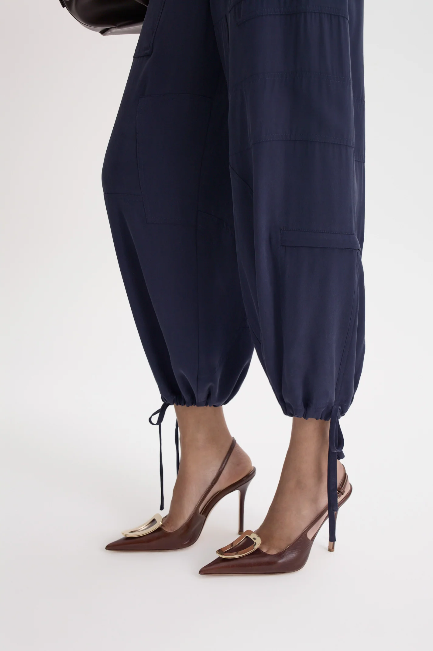 SUEDED SILK CROP CARGO - Image 6