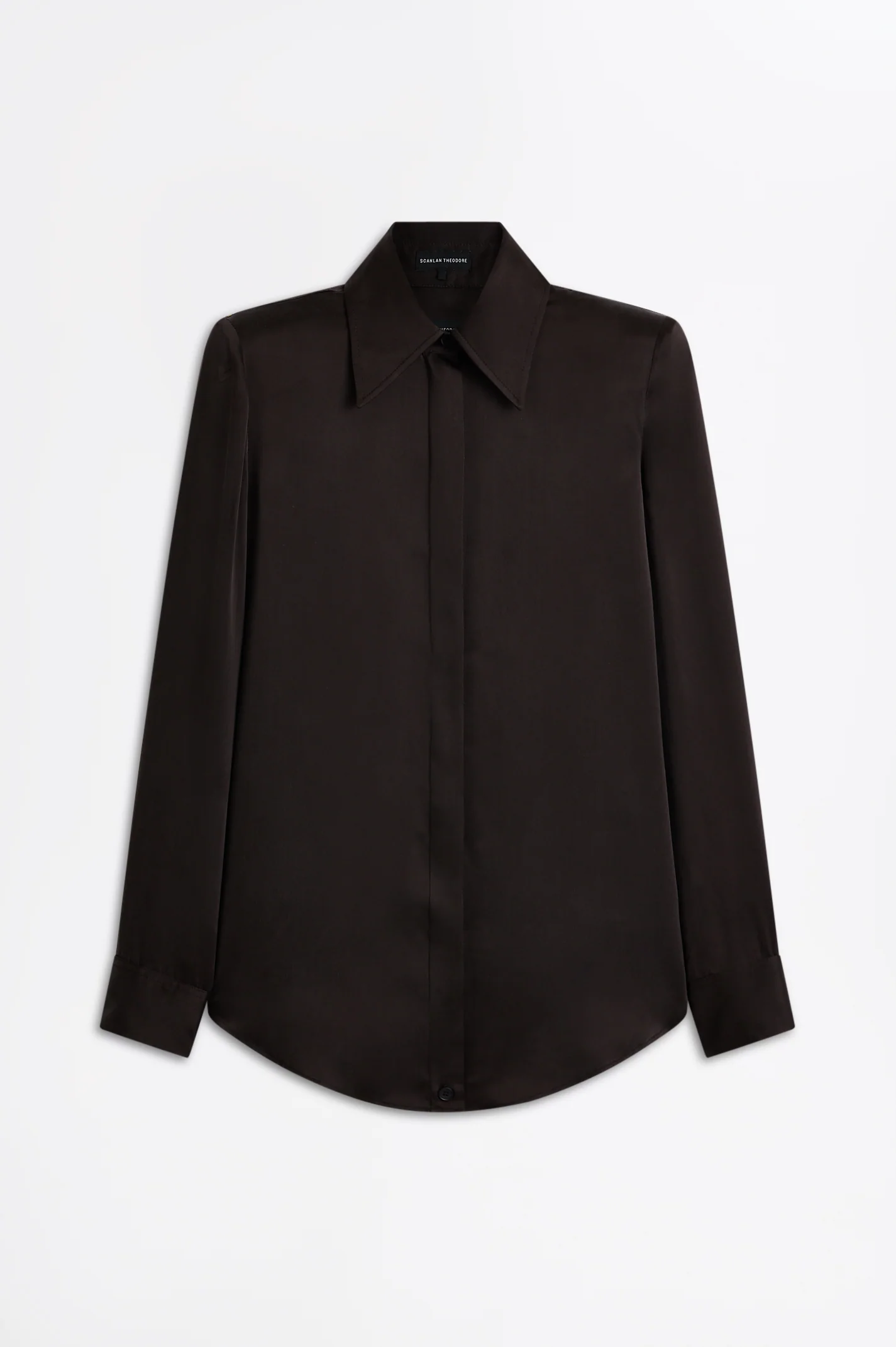 SUEDED SILK SHOULDER PAD SHIRT - Image 2