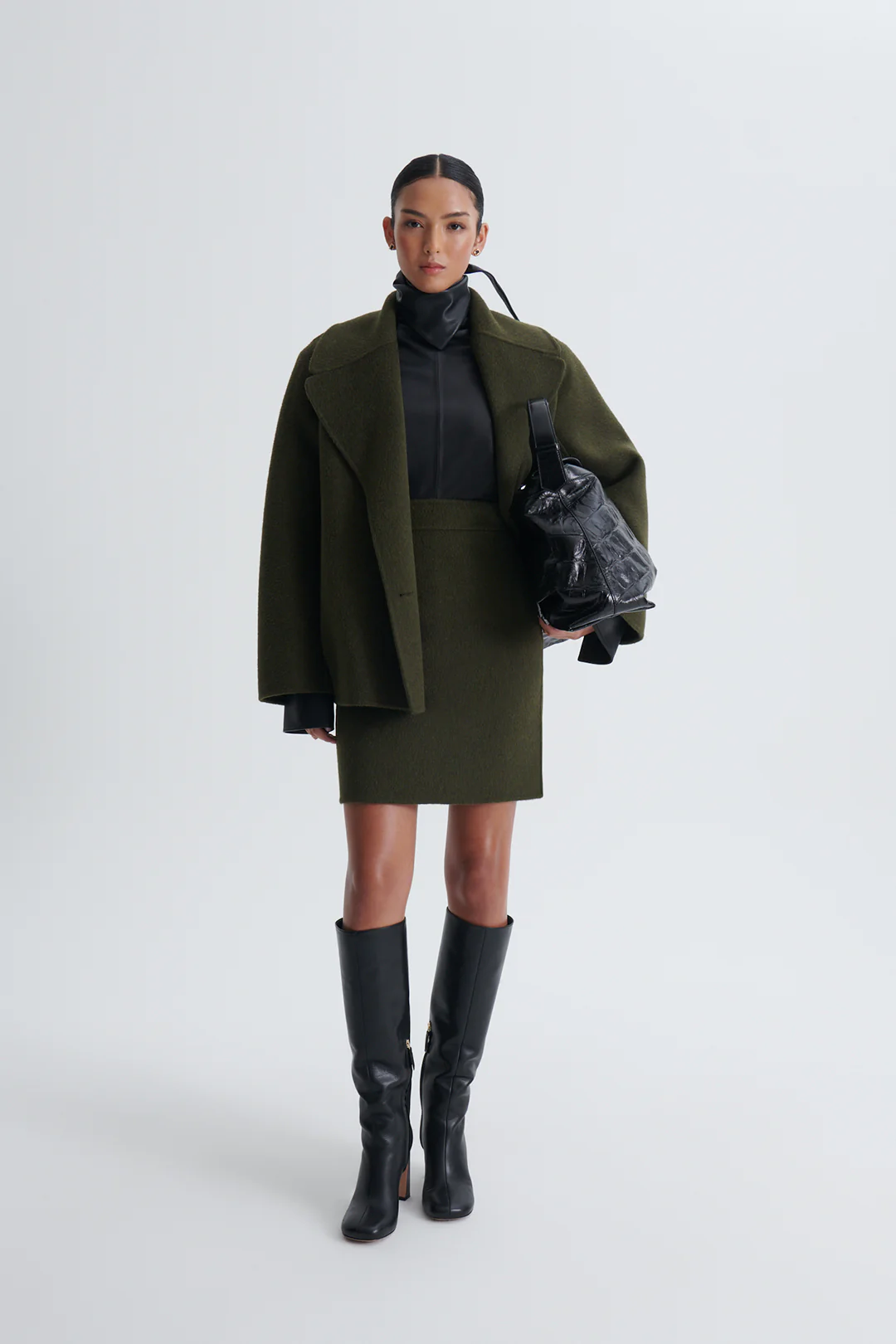 TAILORED COATING SKIRT - Image 3