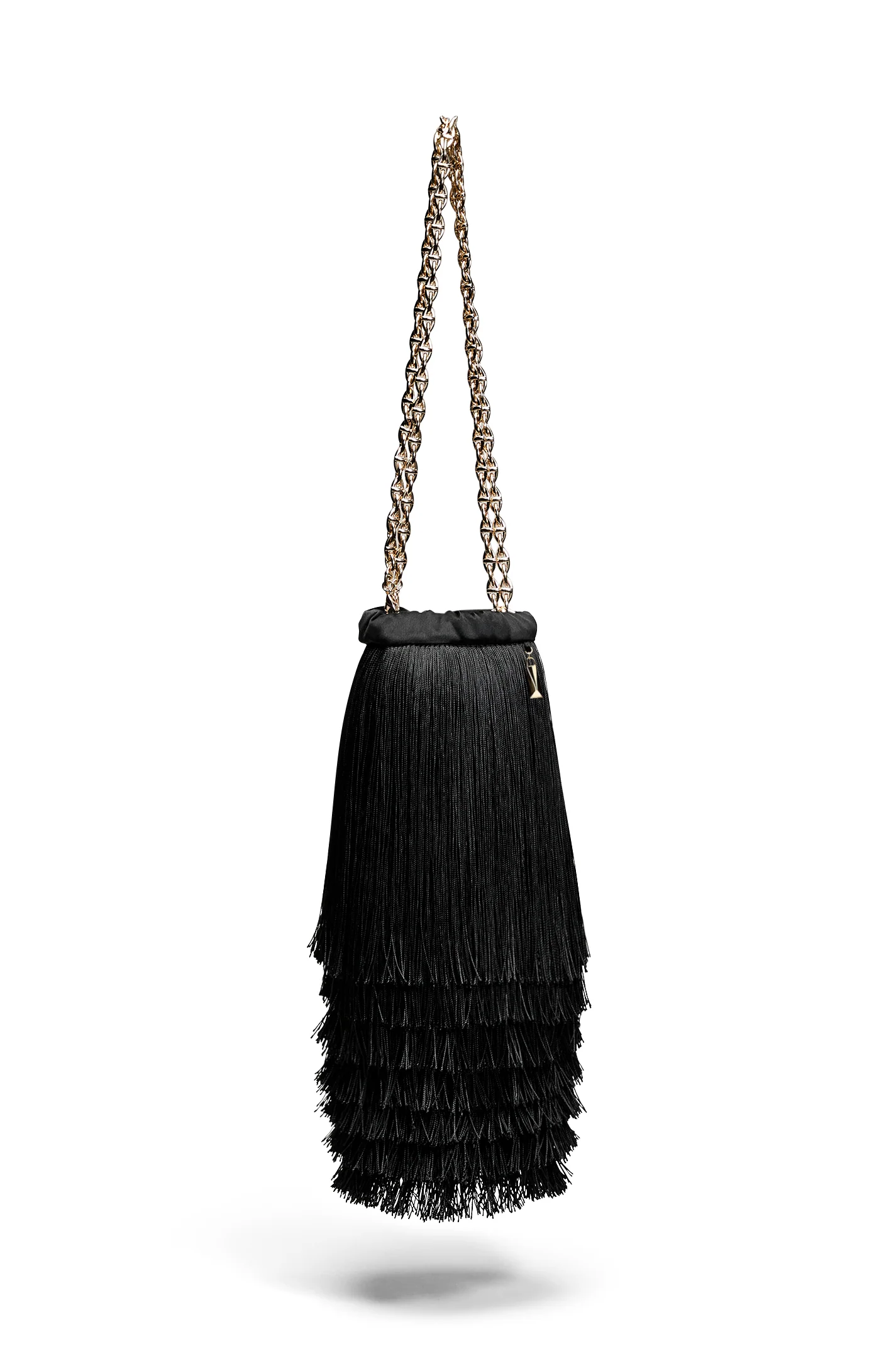 THE FRINGED DRAWSTRING BAG