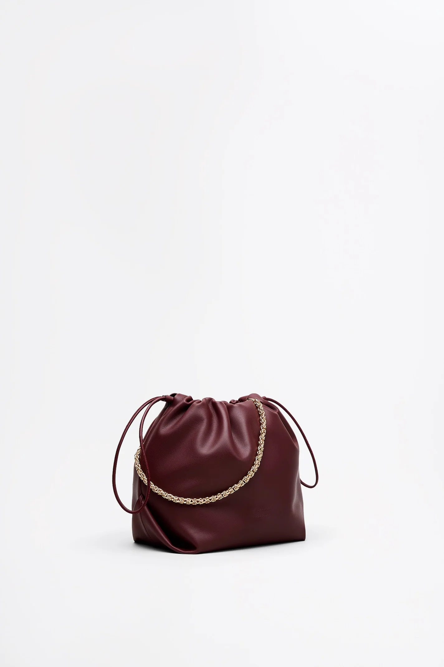 THE LEATHER DRAWSTRING BAG - Image 2