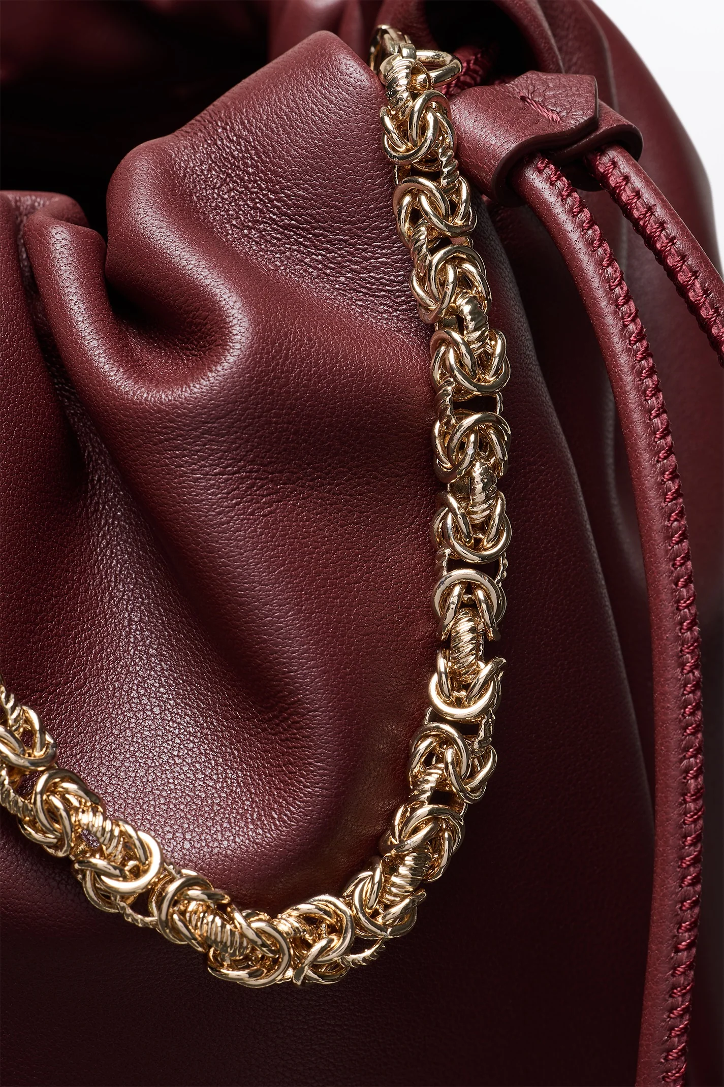 THE LEATHER DRAWSTRING BAG - Image 7