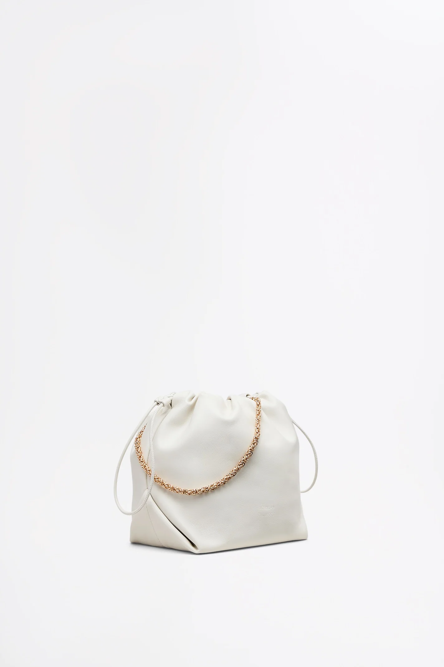 THE LEATHER DRAWSTRING BAG - Image 2