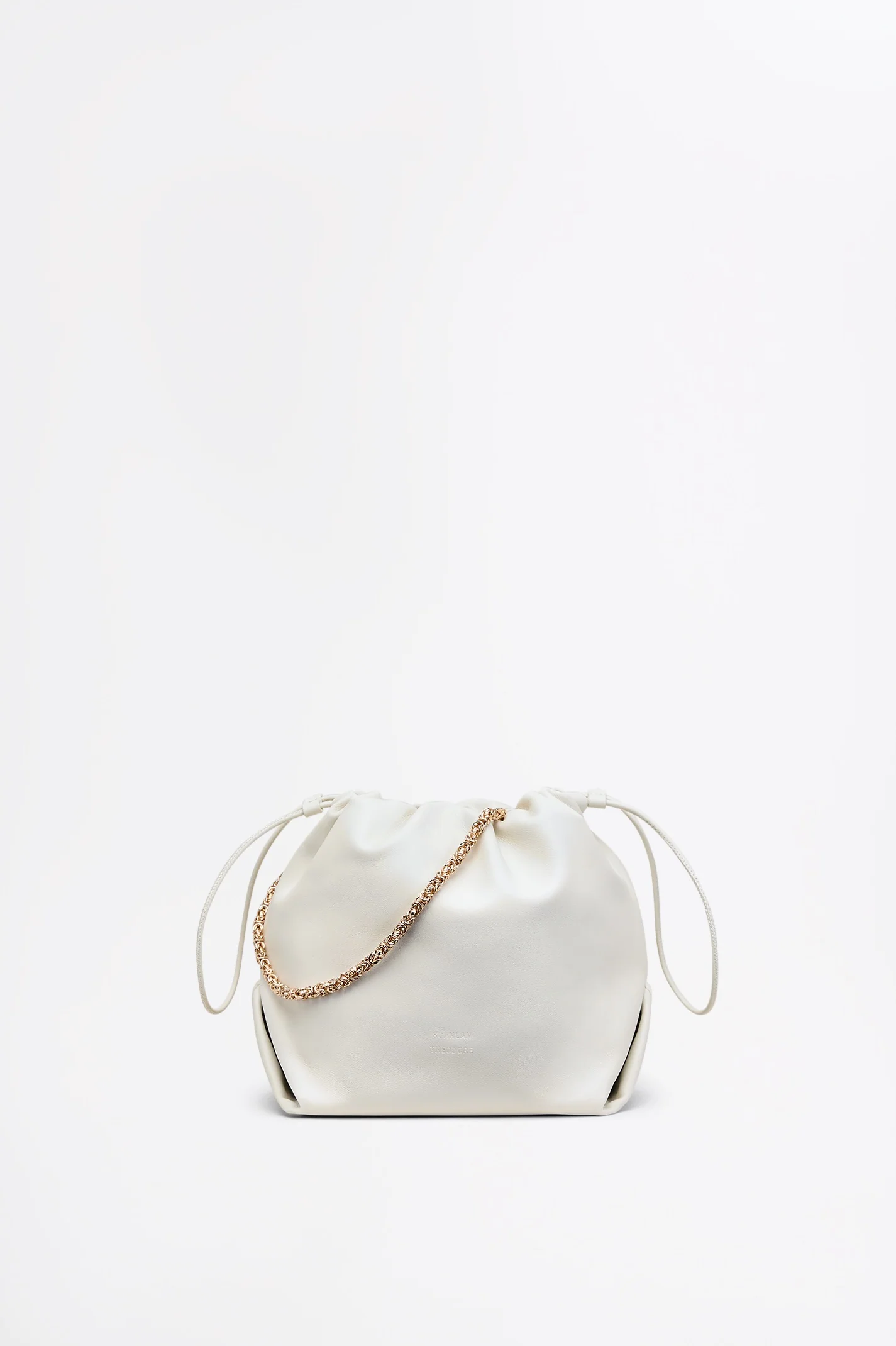 THE LEATHER DRAWSTRING BAG - Image 4