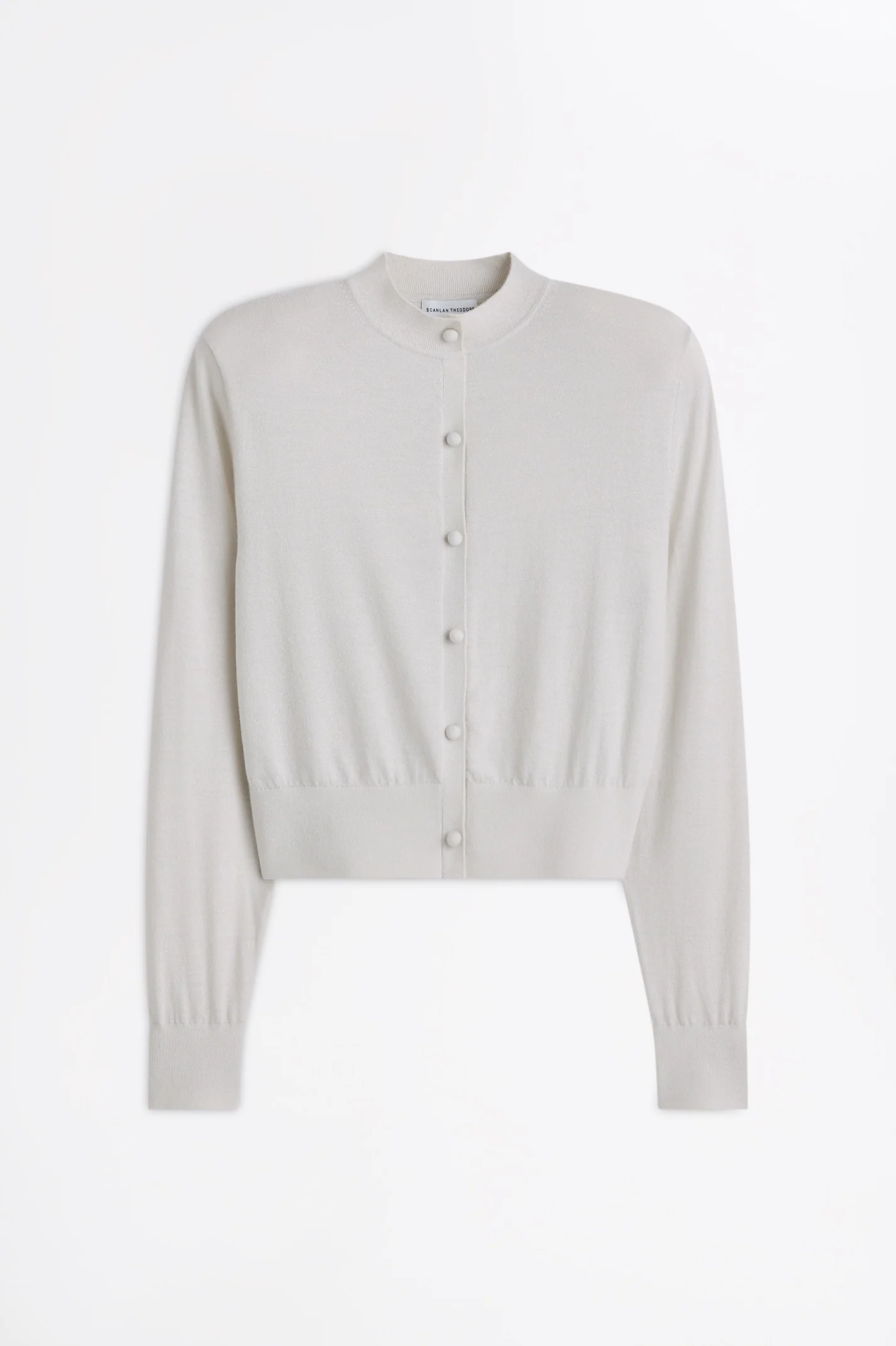 TINSEL SHOULDER PAD CARDIGAN - Image 2