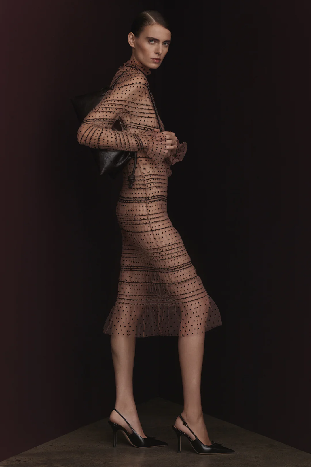 TULLE SEQUIN DRESS - Image 3