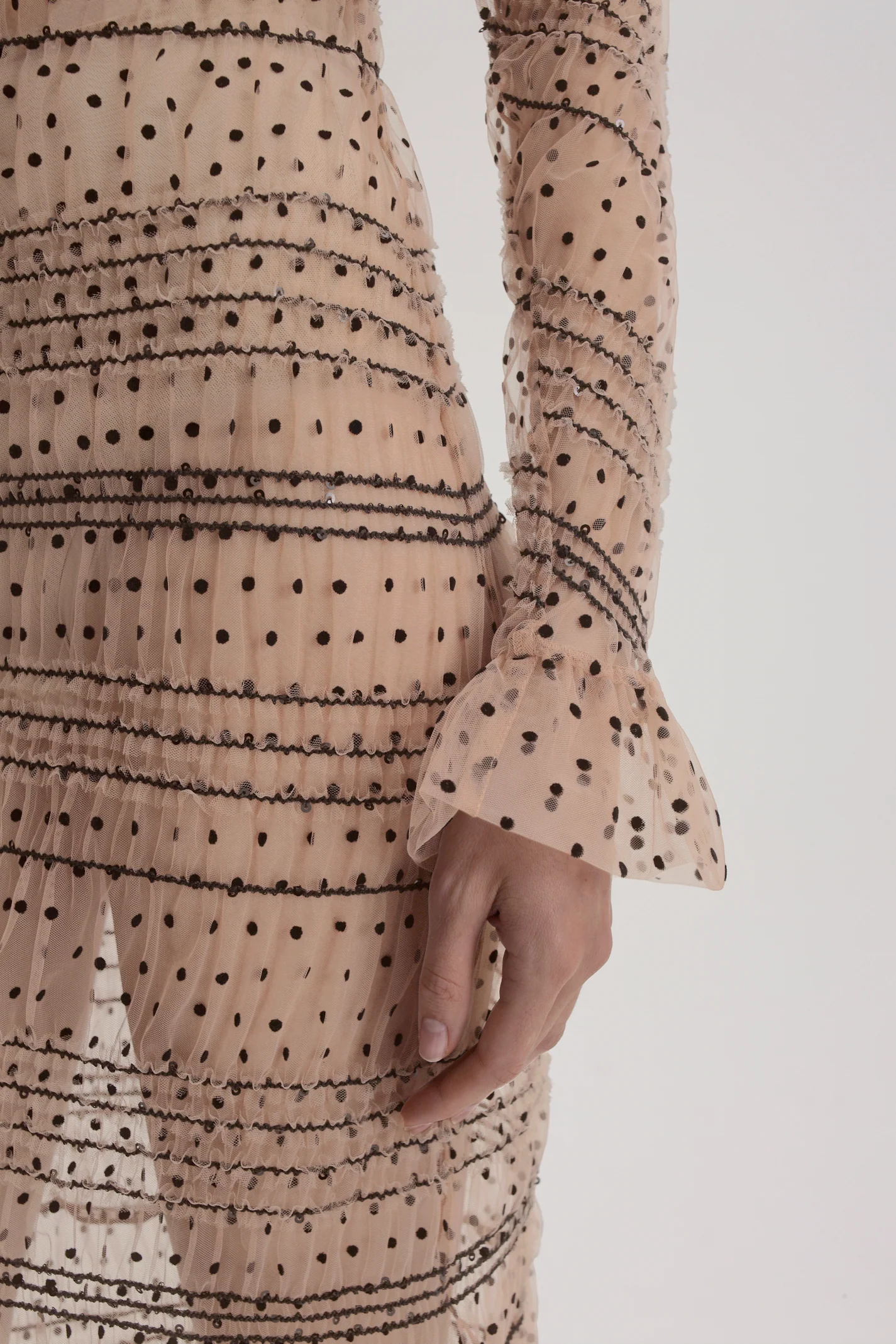 TULLE SEQUIN DRESS - Image 8