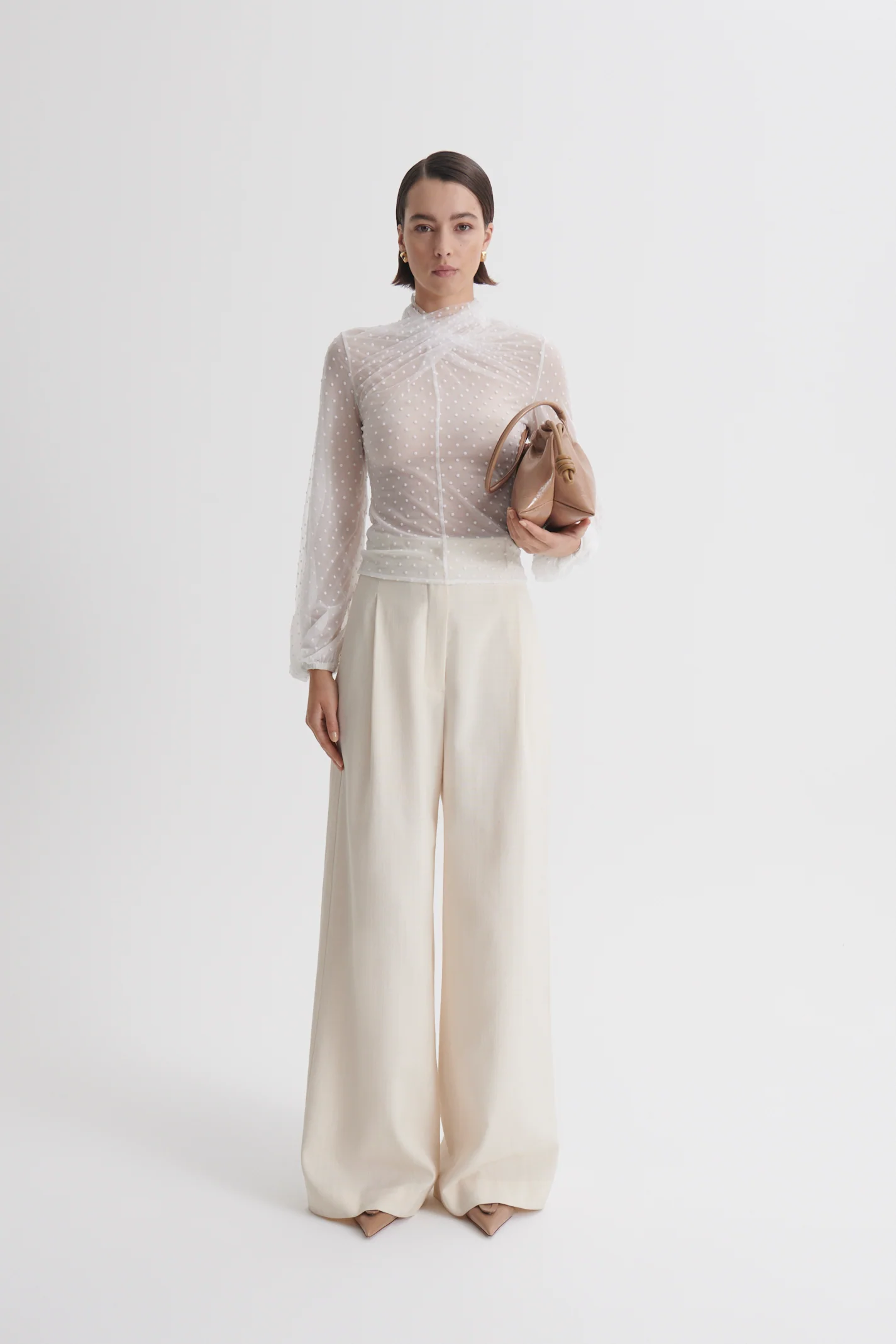 VELVET SPOT TURBAN TOP - Image 4