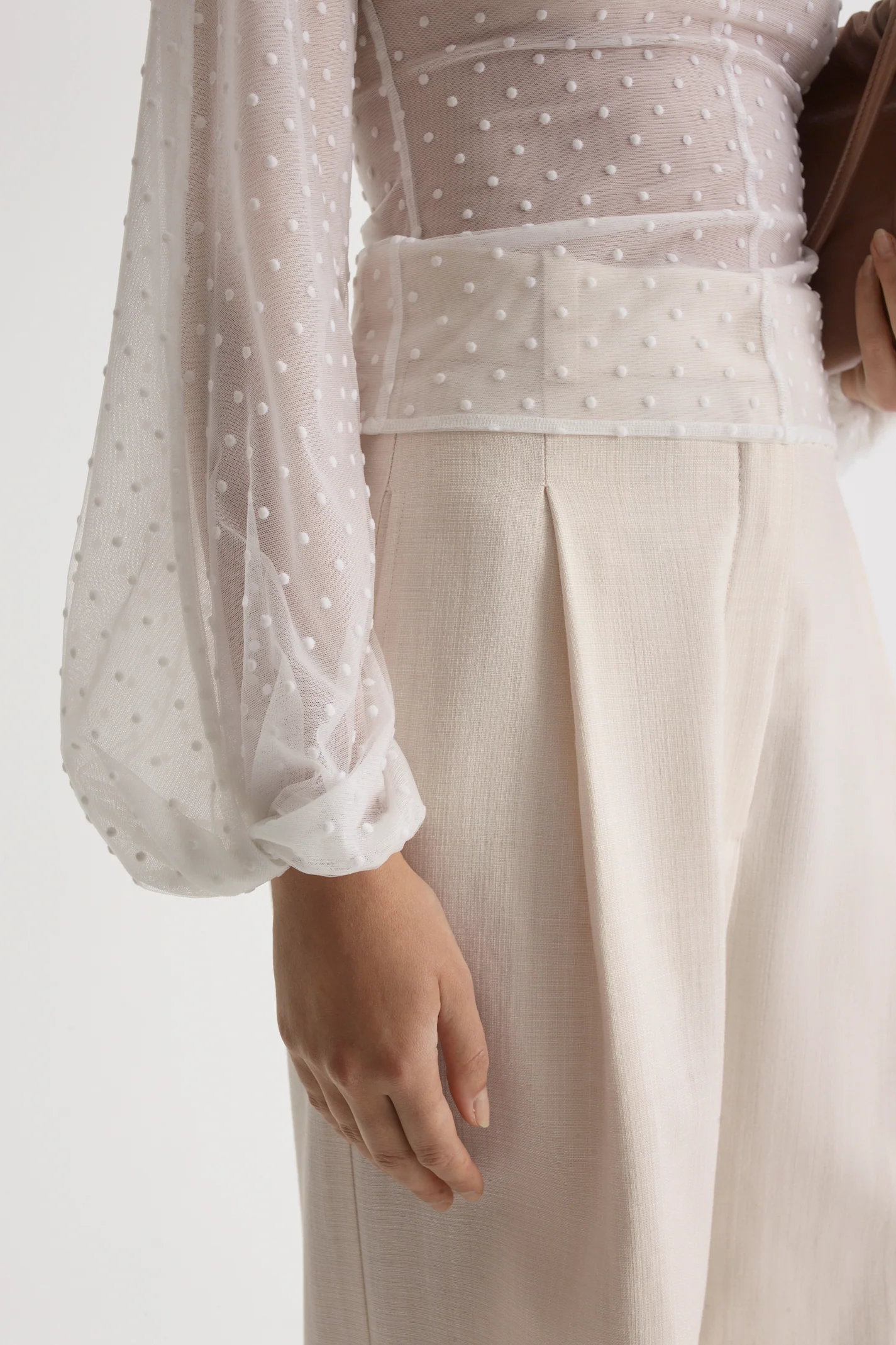 VELVET SPOT TURBAN TOP - Image 7