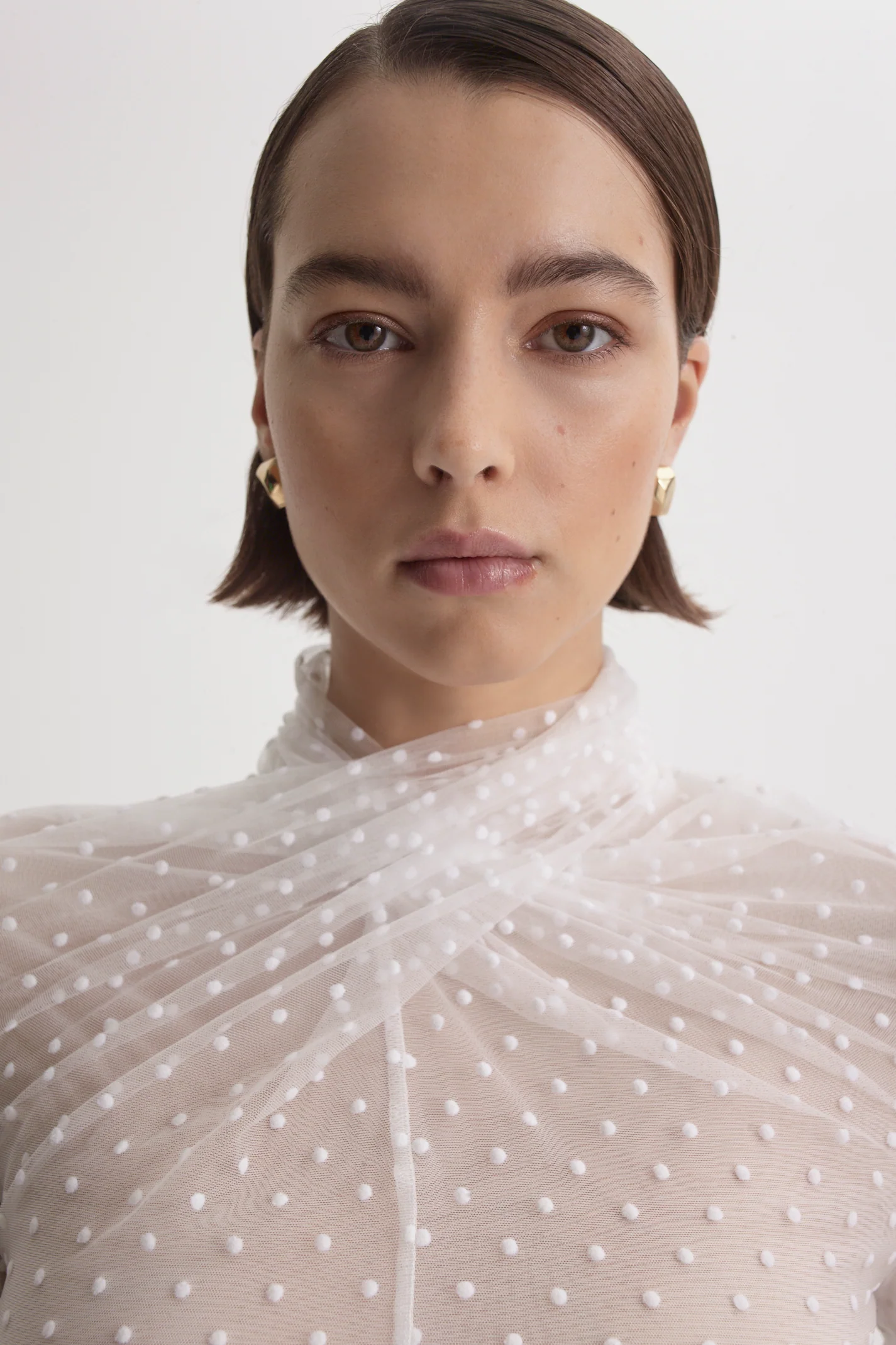 VELVET SPOT TURBAN TOP - Image 8