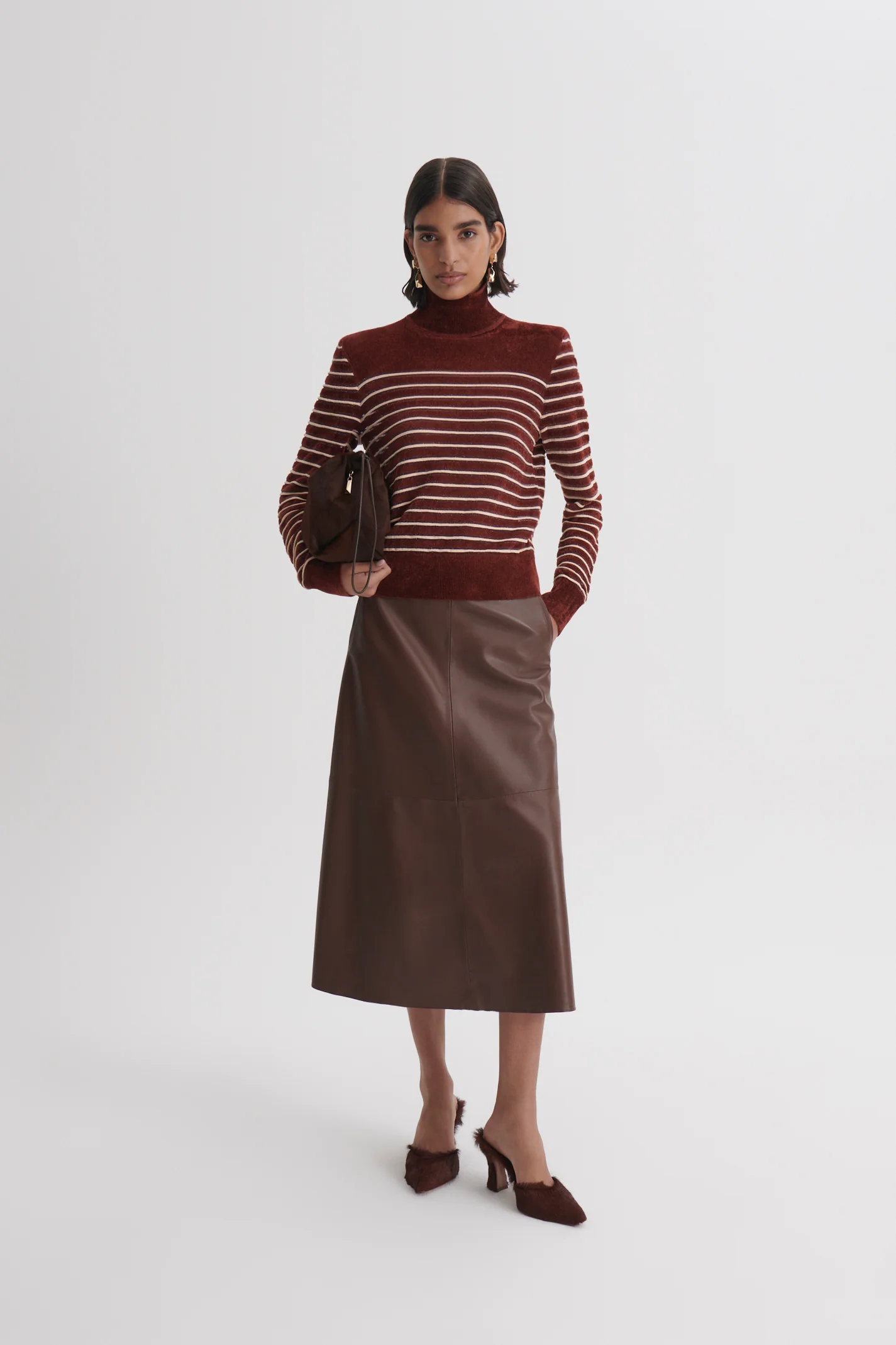 VELVET STRIPE SWEATER - Image 4