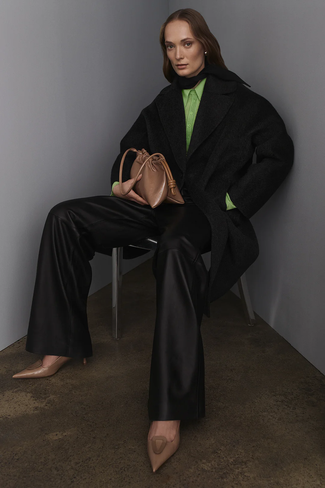 WOOL ALPACA COAT - Image 3