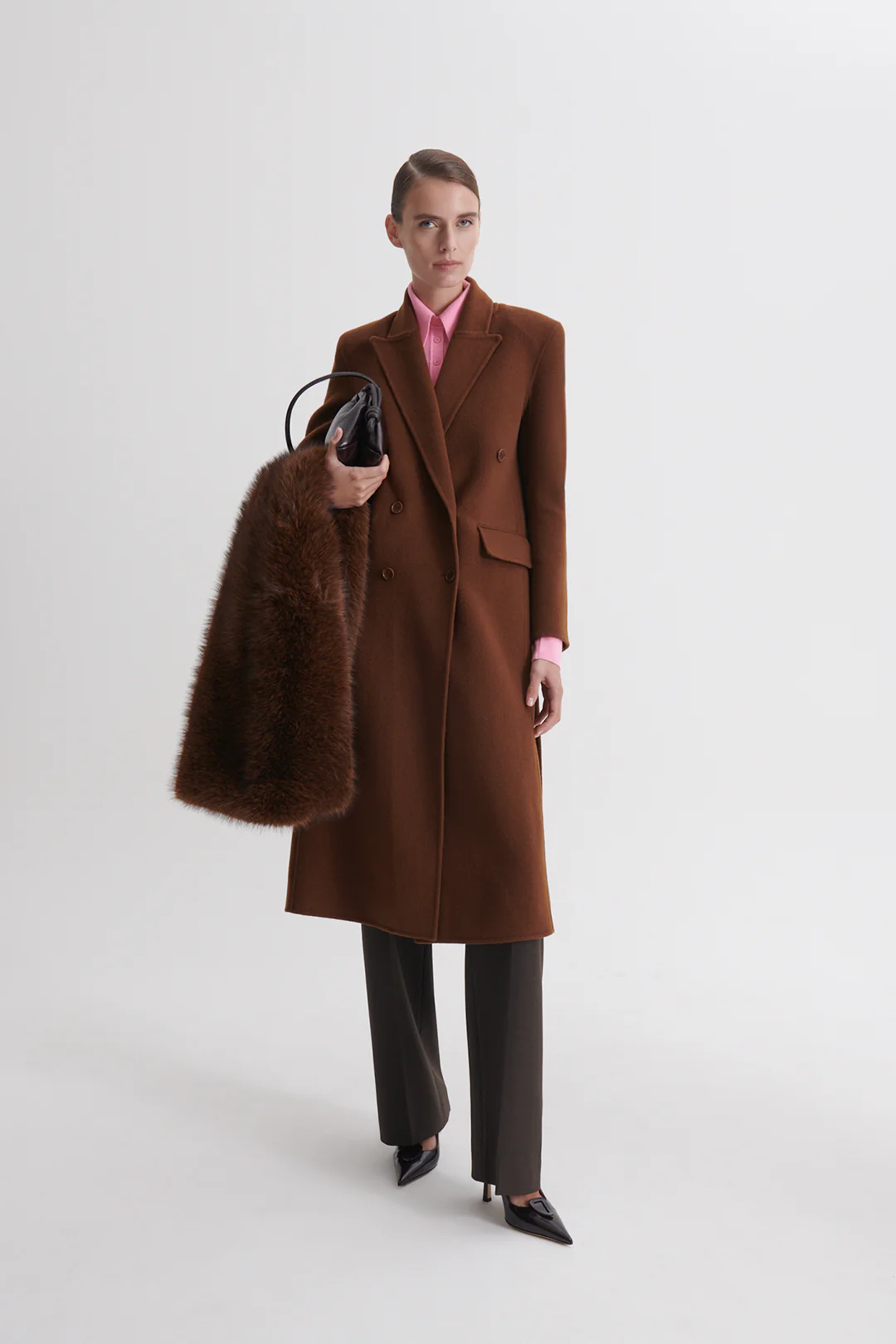 WOOL DOUBLE VENT COAT - Image 4