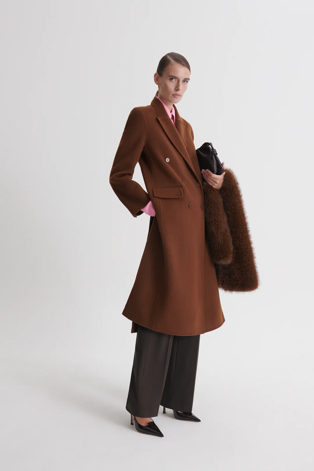 WOOL DOUBLE VENT COAT - Image 5