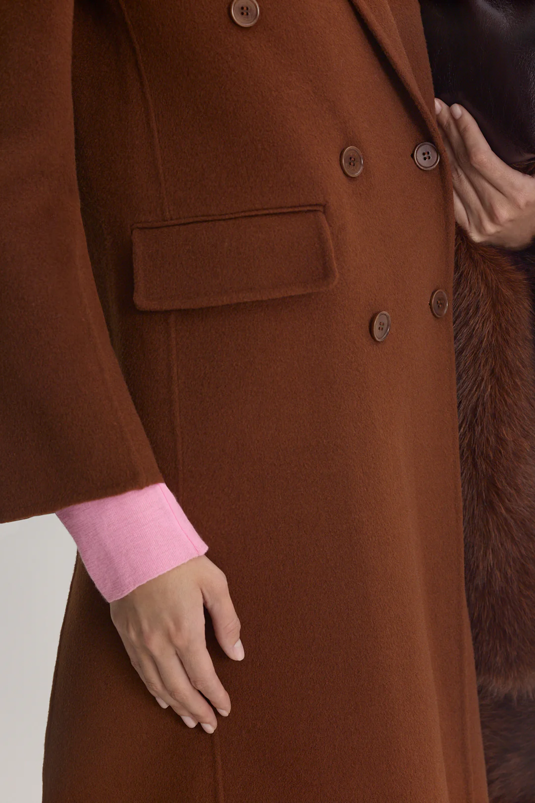 WOOL DOUBLE VENT COAT - Image 9