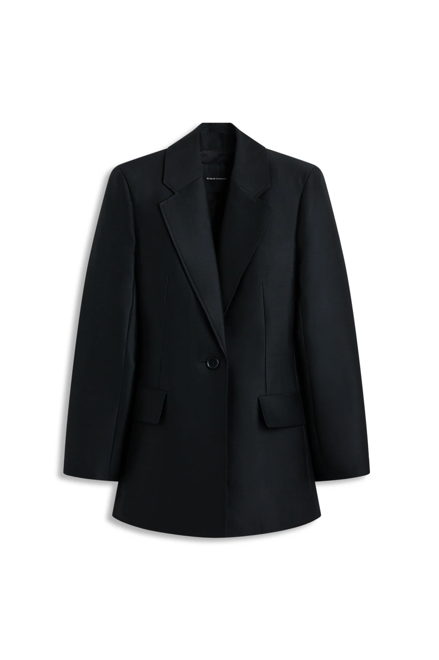 WOOL SILK TAILORED JACKET