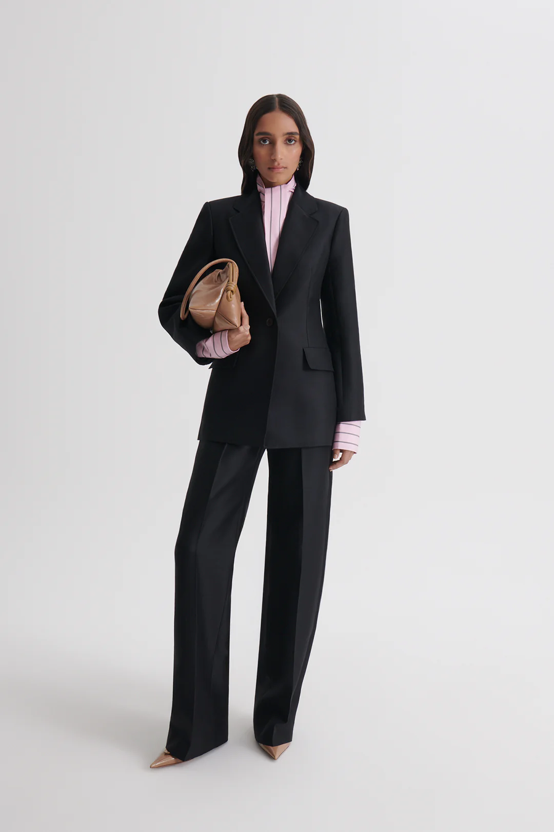 WOOL SILK TAILORED JACKET - Image 4