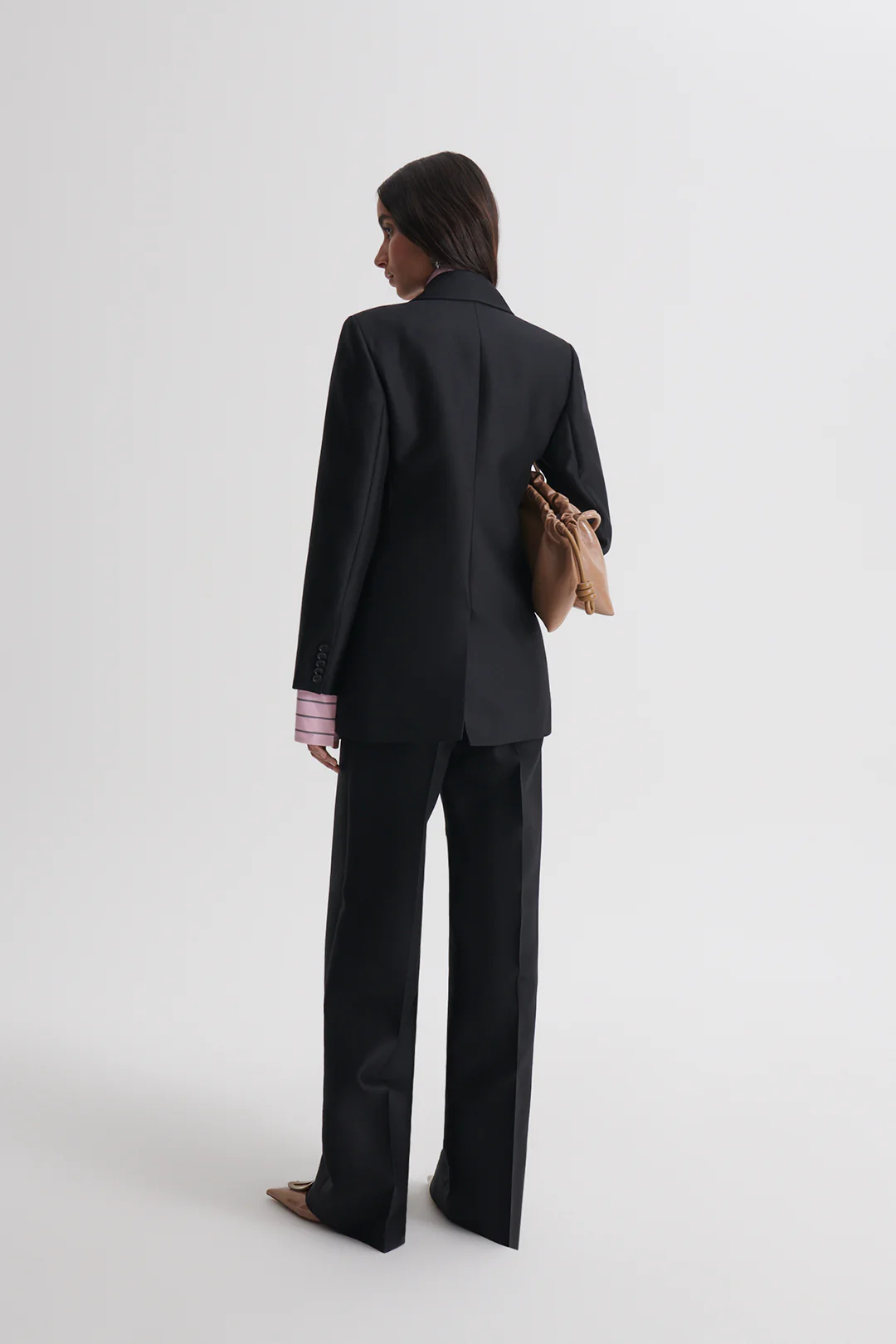 WOOL SILK TAILORED JACKET - Image 6