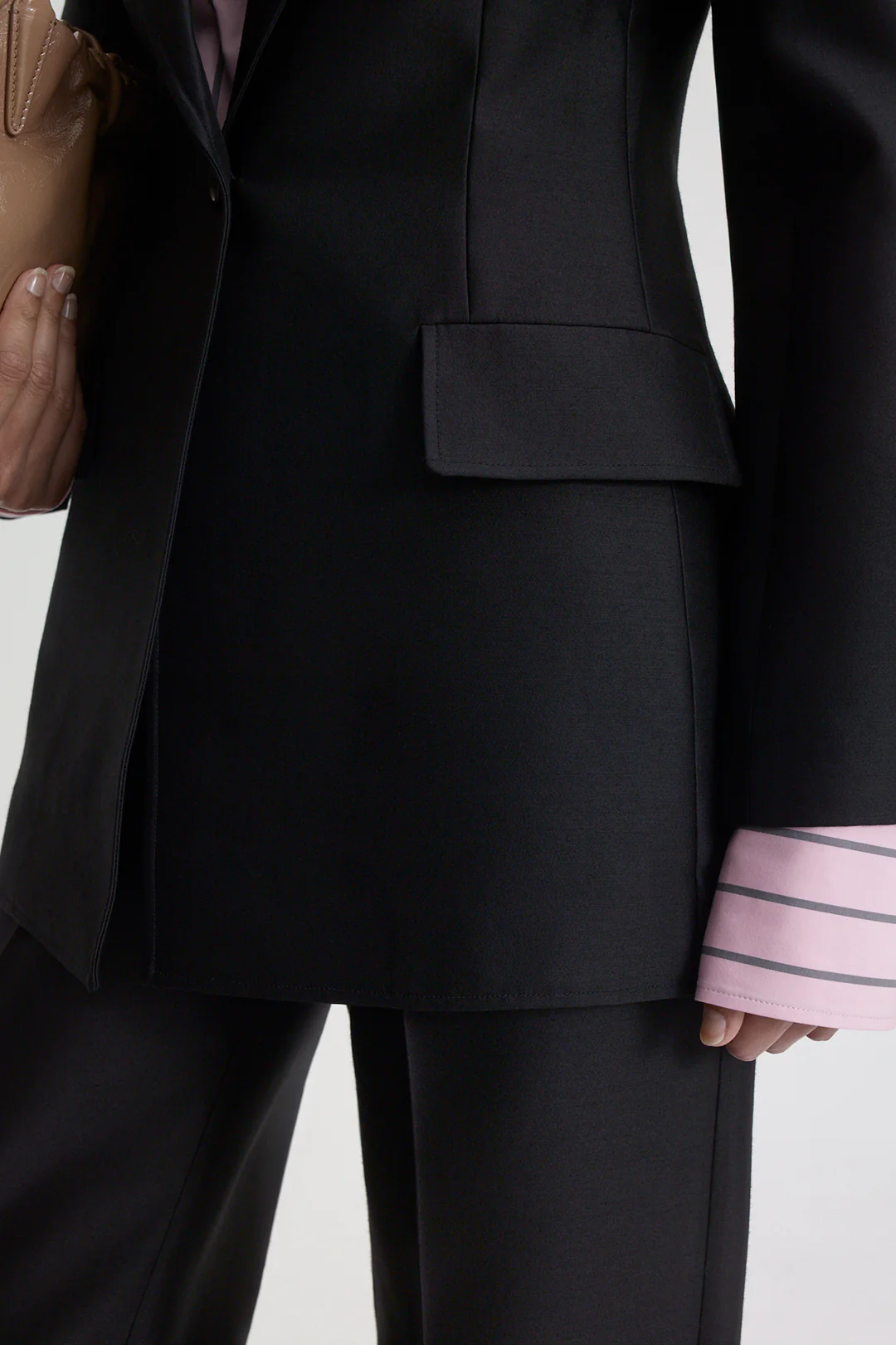 WOOL SILK TAILORED JACKET - Image 7