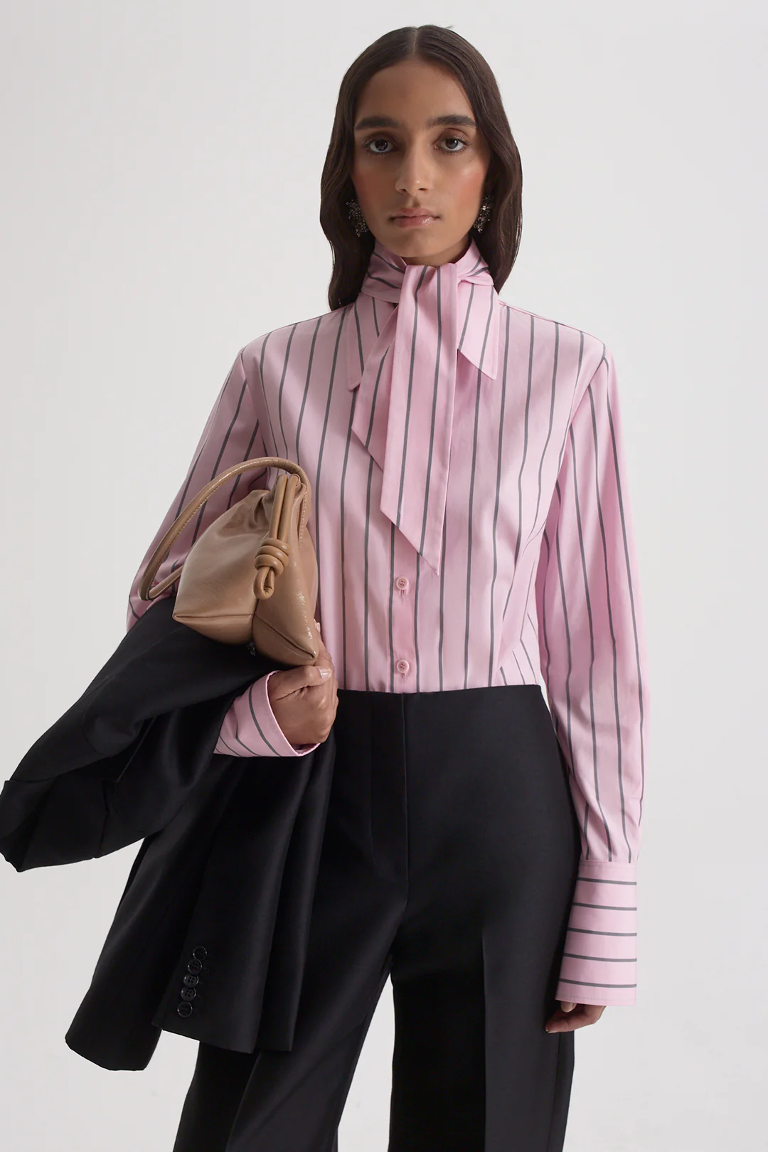 WOOL SILK TAILORED TROUSER - Image 6